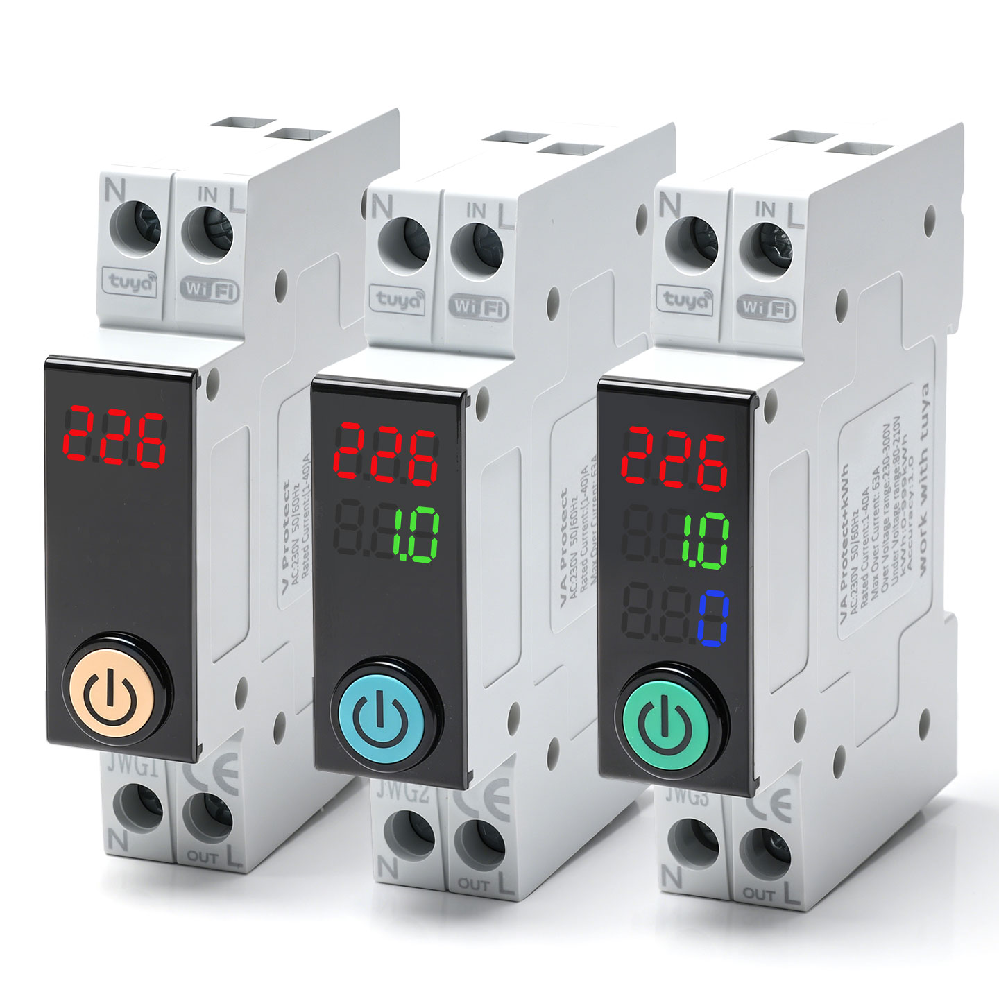 WiFi Circuit Breaker with Digital Display